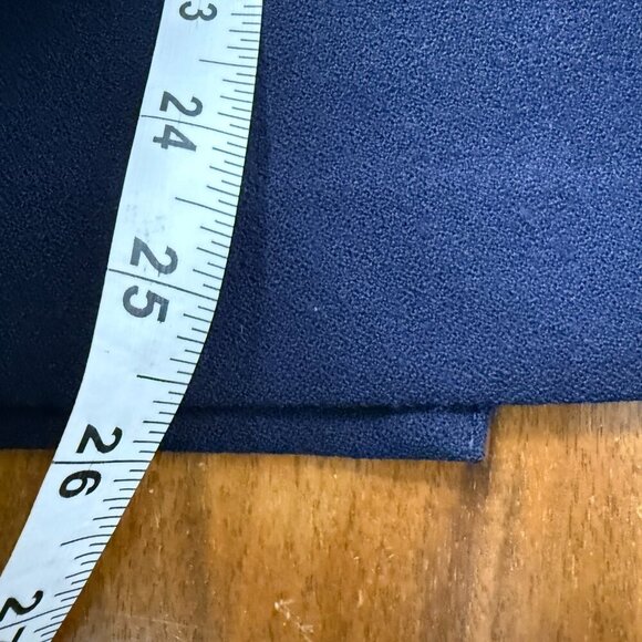 Emily Formal Suit Navy Size 12 Removable Collar, Skirt Pockets, Fully Lined - Picture 12 of 12